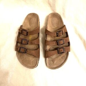 🌻😎 - Birkenstock Florida $ 85 - Size 38 /US 7.5/8 Colour Mocca. # 18
